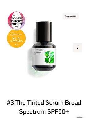 Rationale: The Tinted Serum Broad Spectrum SPF50